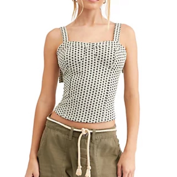 Free People Tops - Free People Sunflower Tie Strap Tank